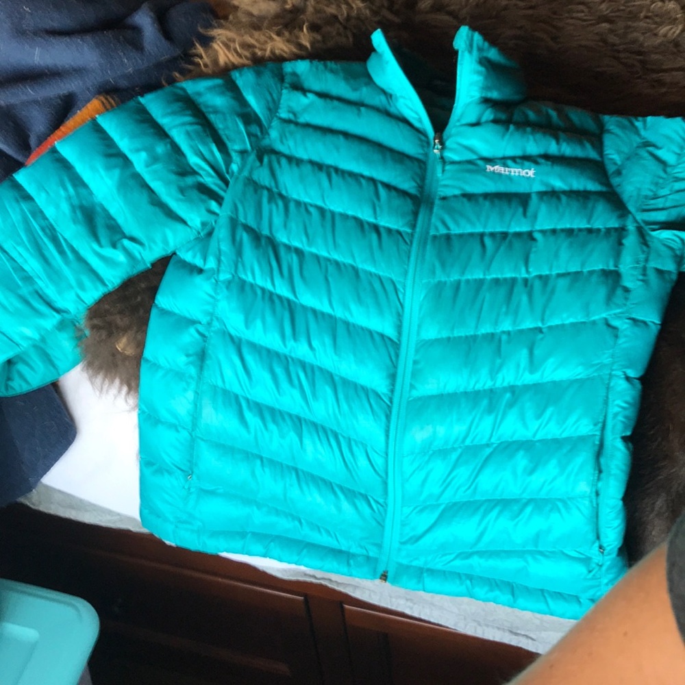 Teal Puffy Jacket - Marmot